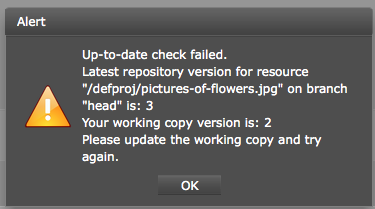 Up-to-Date Error - Asset Browser