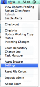 Settings Dialog