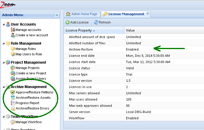 Archive License