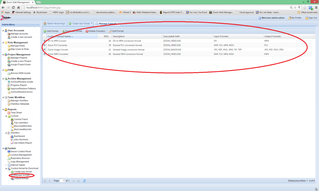 CustomFormatList