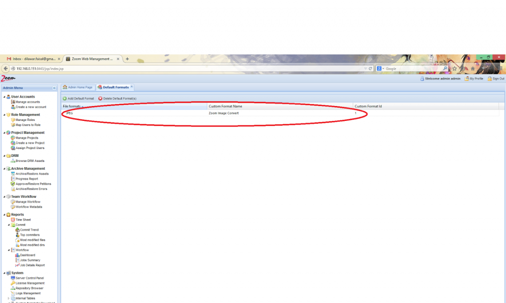 DefaultFormatList