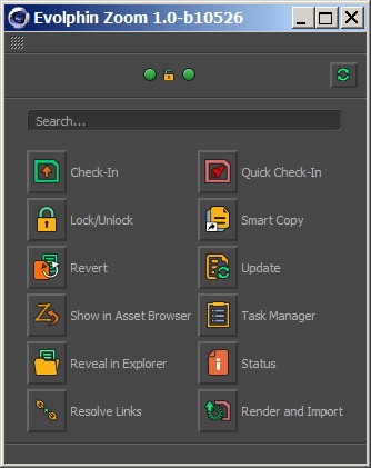 Cinema 4D plugin panel