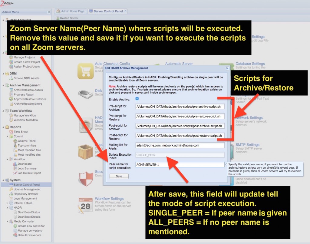HADR Archive Script Exection Place - 1 Fixed