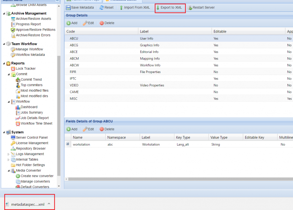 ExportMetadataXml-Pic