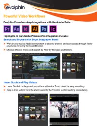 Zoom VideoFX Powerful Video Workflows